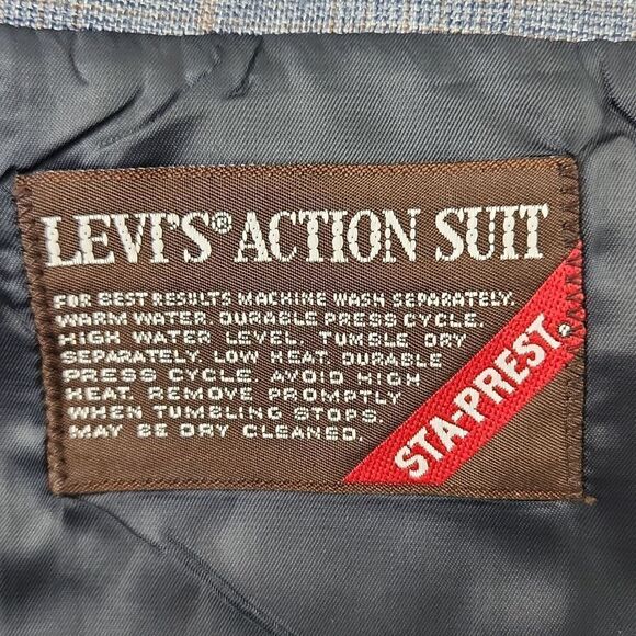 MENSWEAR LEVIS ACTIONS SUIT blazer sizd 46R - Picture 6 of 11